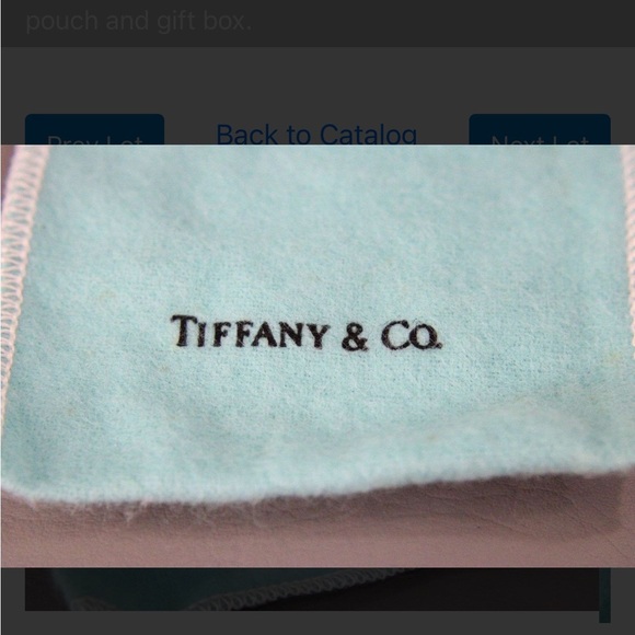 Tiffany & Co. Sterling Silver infant Spoon with Tiffany pouch and gift box - Picture 3 of 7